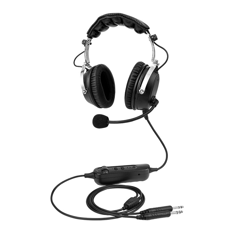 BH Aviation Alpha Headset, Equipped with ANR and Bluetooth, Durable and Lightweight